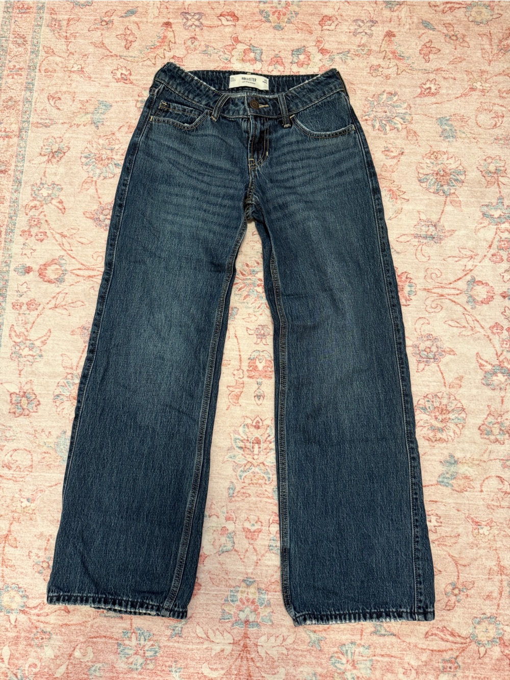 Hollister Dark Blue Straight Jeans